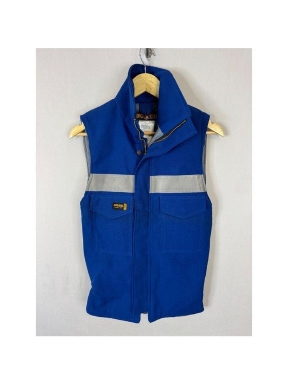 Big Bill FR Nomex IIIA Blue Reflective Work Vest HRC 2 XS-REG M610NV BLR